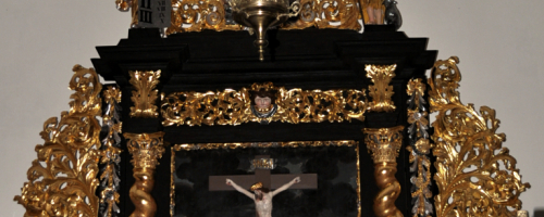 Ołtarz po renowacji-Myślice